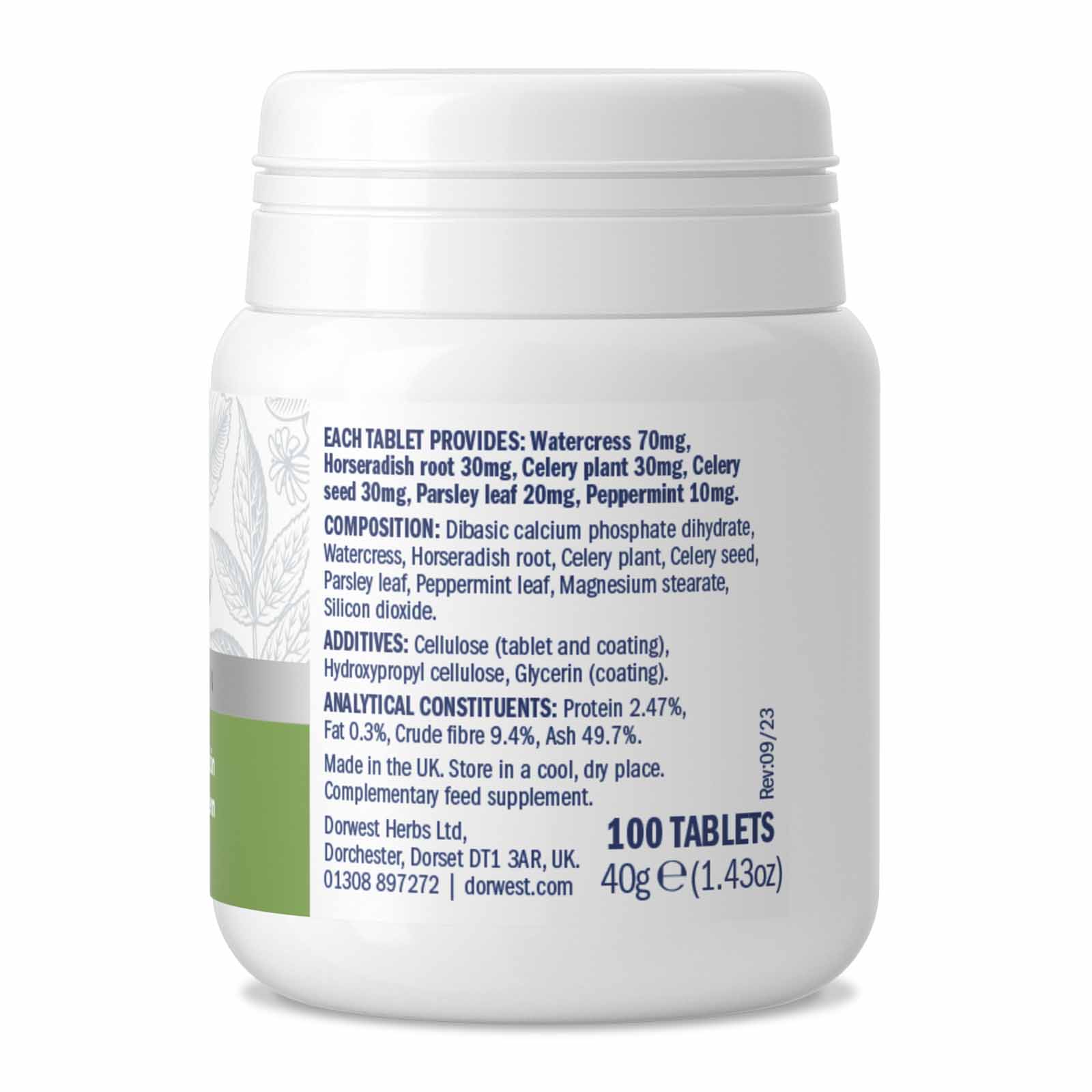 Dorwest, Green Releaf 100 Tablets - Image 3