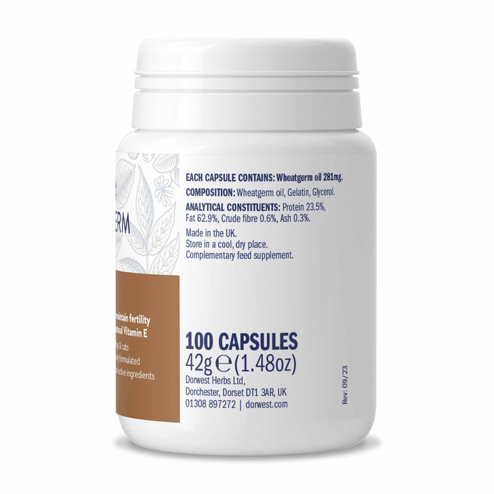 Dorwest Wheatgerm Olil Capsuals
