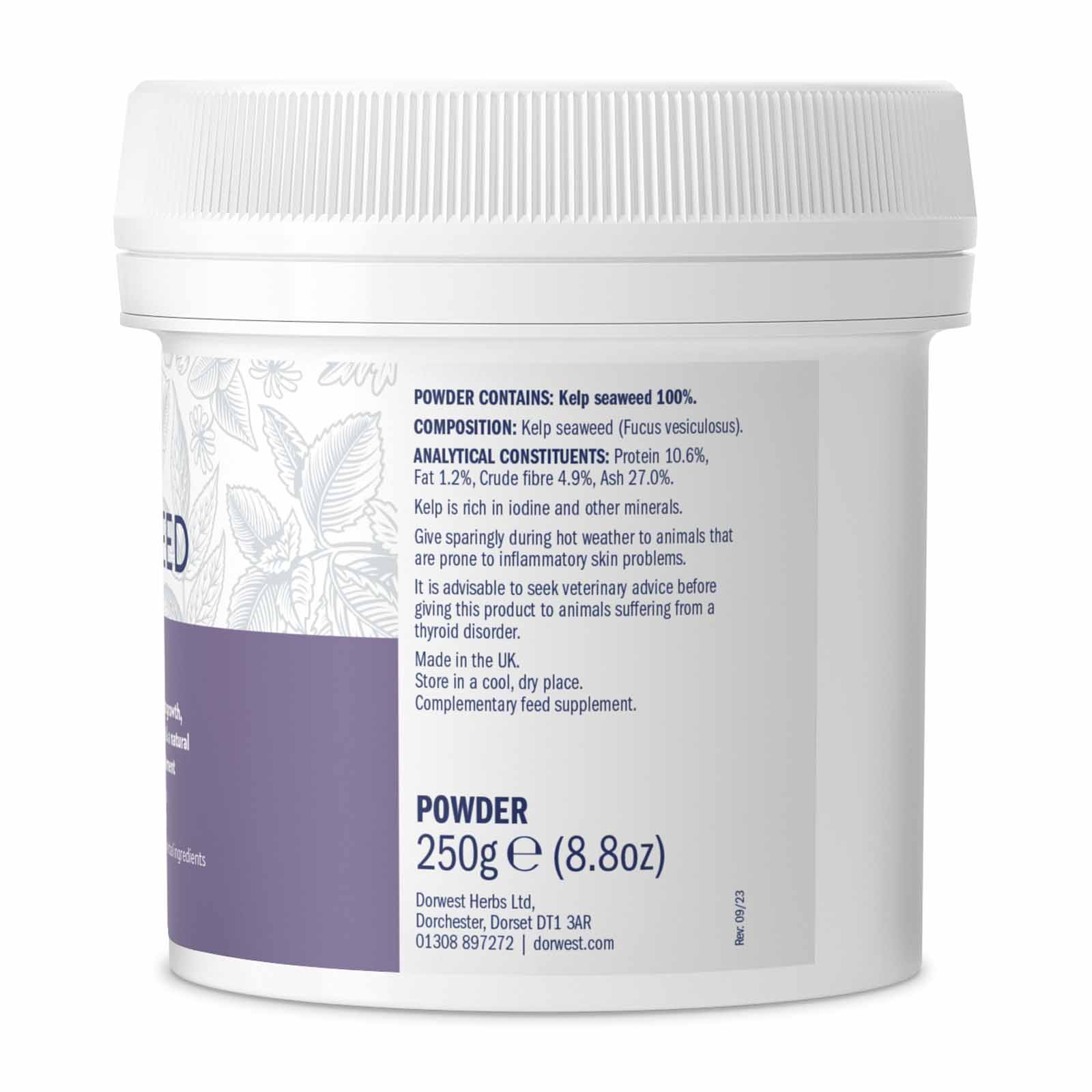 Dorwest Kelp Seaweed Powder 250g - Image 3