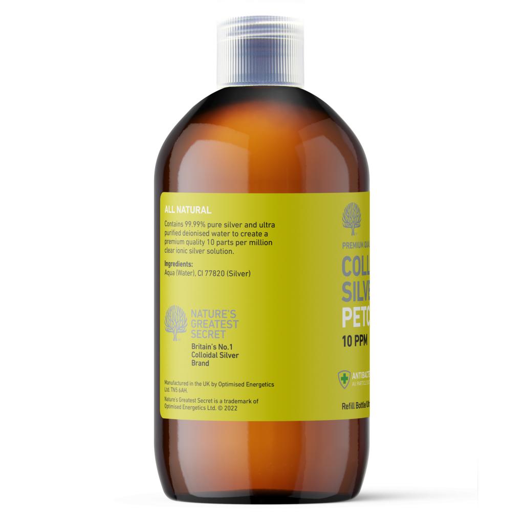 Natures Greatest Secret Colloidal Sliver 10ppm 250ml - Image 2
