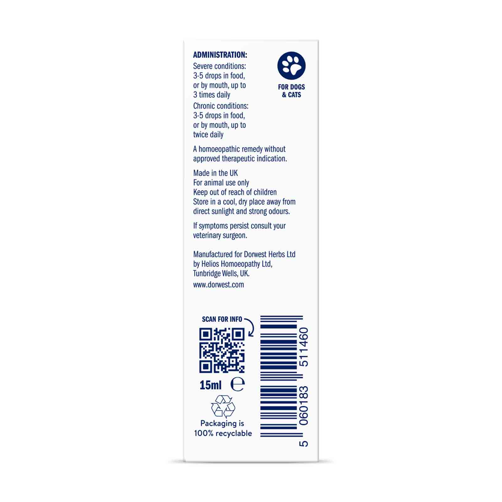 Dorwest Hepar Surph 30C 15ml - Image 2