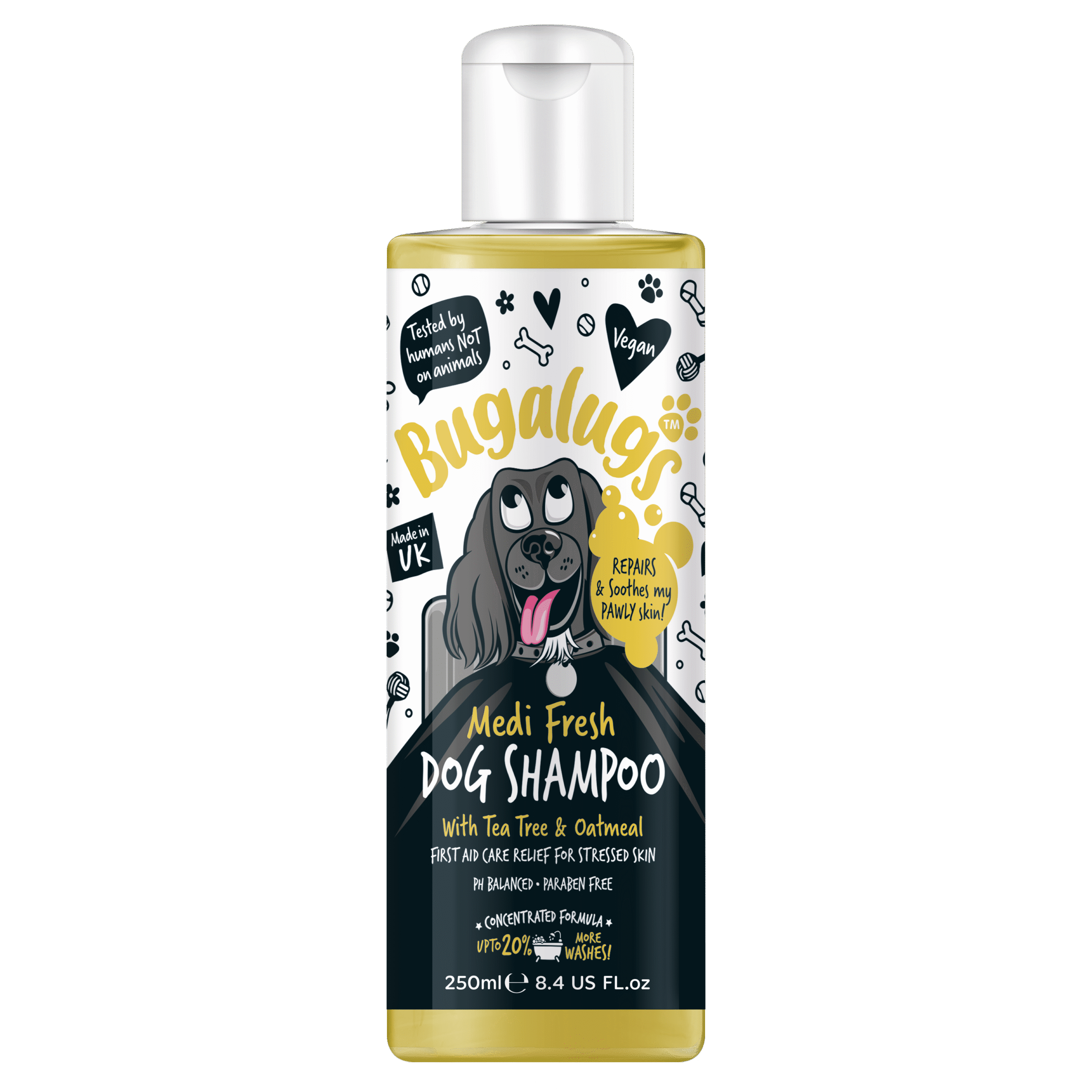 Bugalugs Medi Fresh Itchy Dog Shampoo 250ml